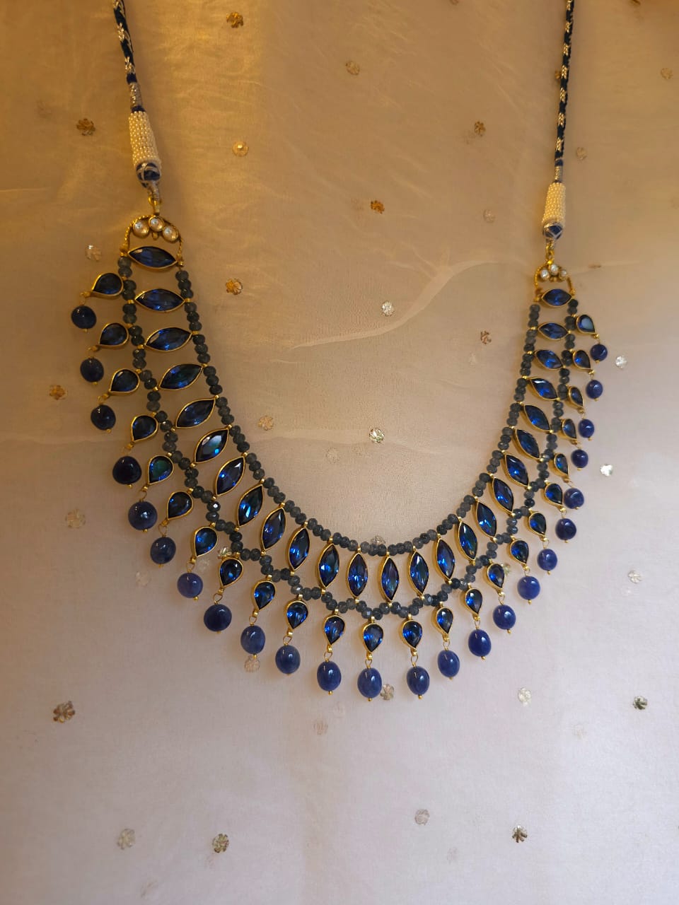Bluehari admiral necklace