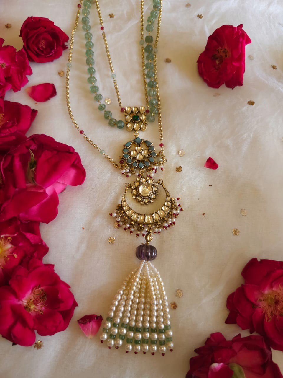 Madhumati tassel necklace