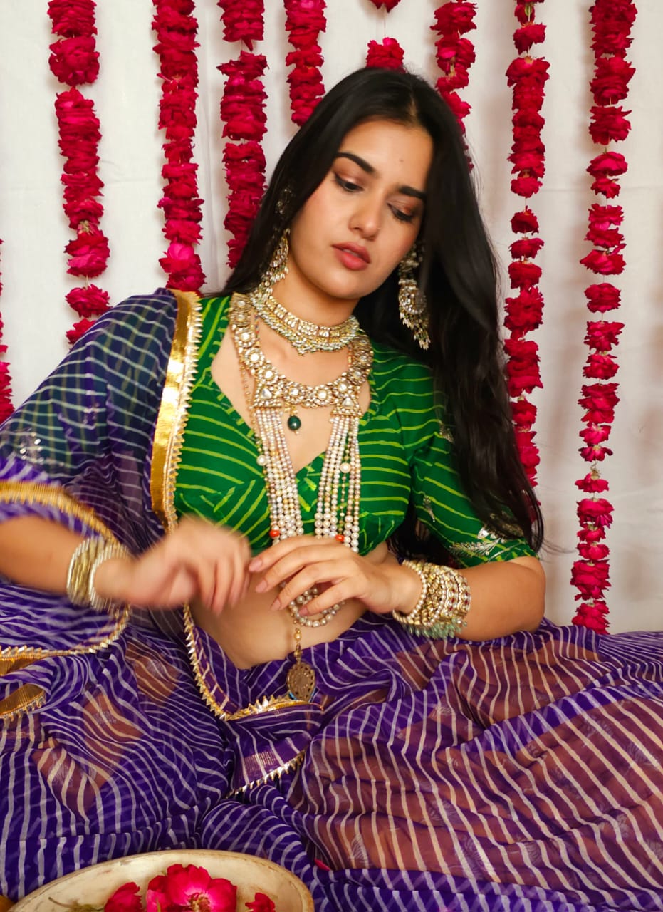 Madhumati golden antique bangle