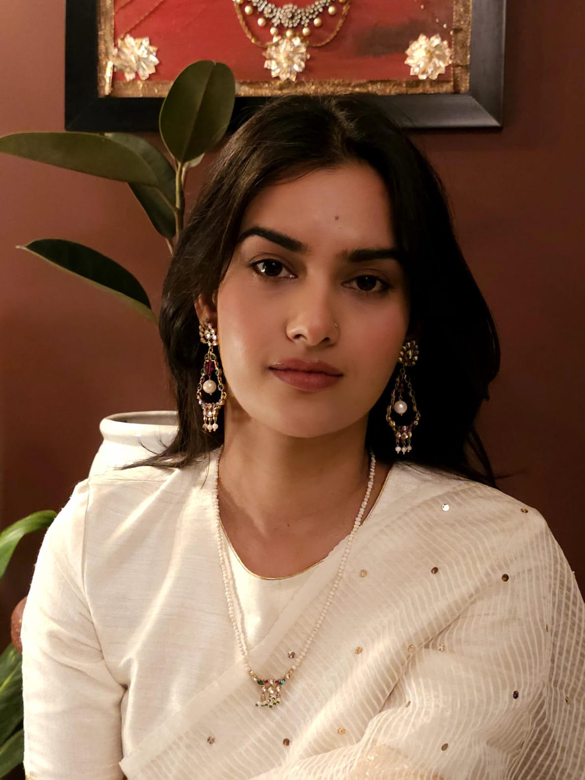 Bijapur pearl chain necklace