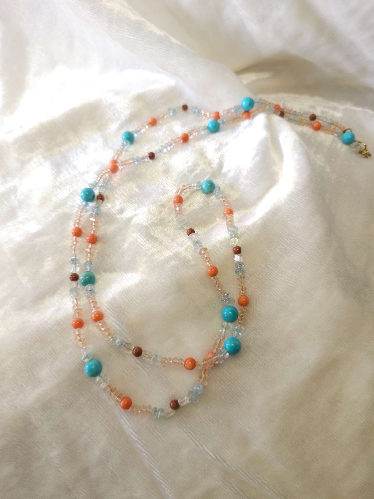 Sunset unisex Bead Necklace