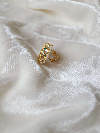 Kundan cocktail ring
