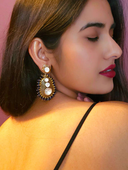 Udai pol lattice earrings