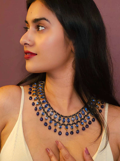 Bluehari admiral necklace