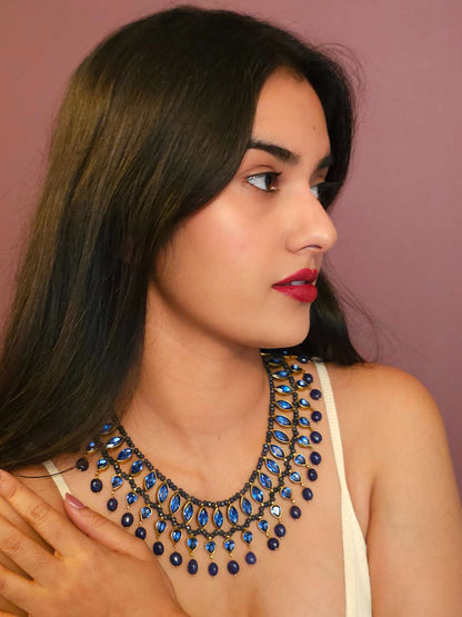 Bluehari admiral necklace