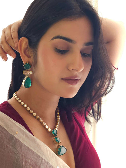 Maniharo ka polki necklace
