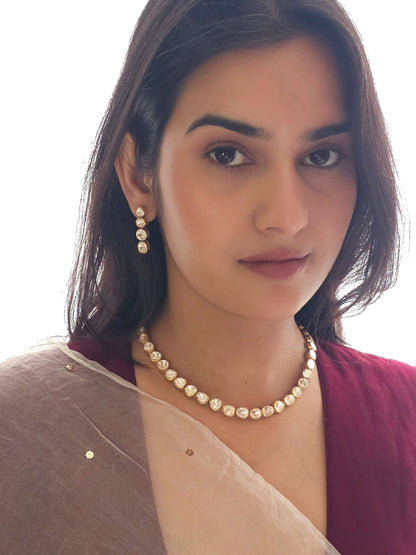 Heart of Jaipur polki necklace