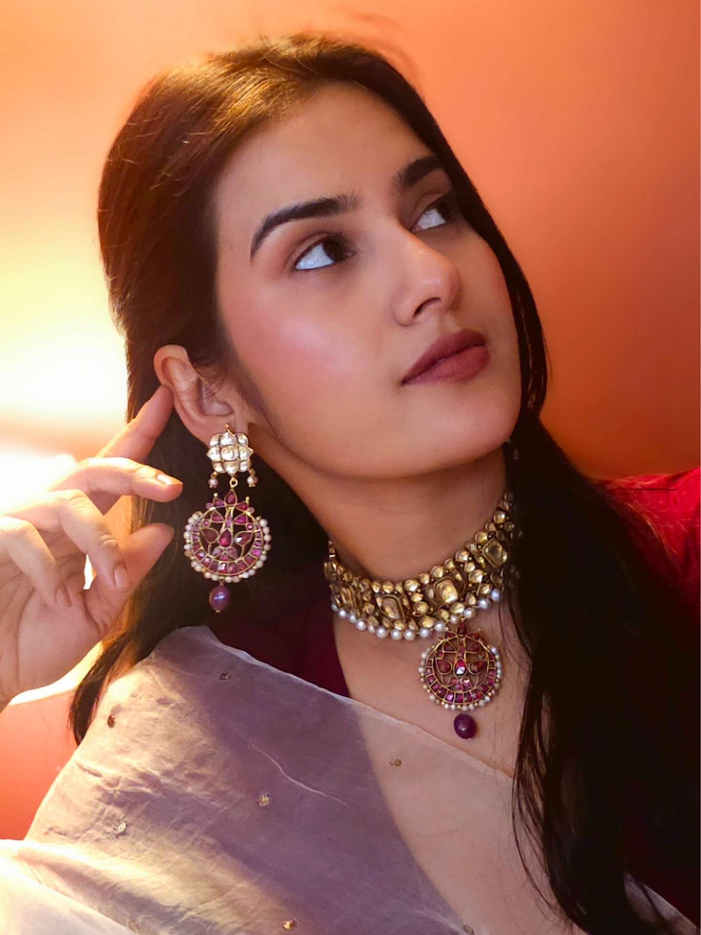 Sandhya tandava necklace set