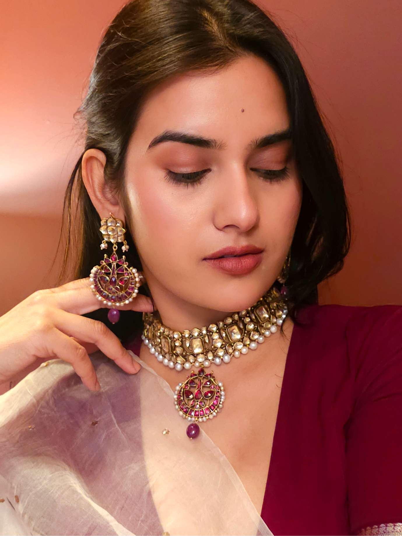 Sandhya tandava necklace set