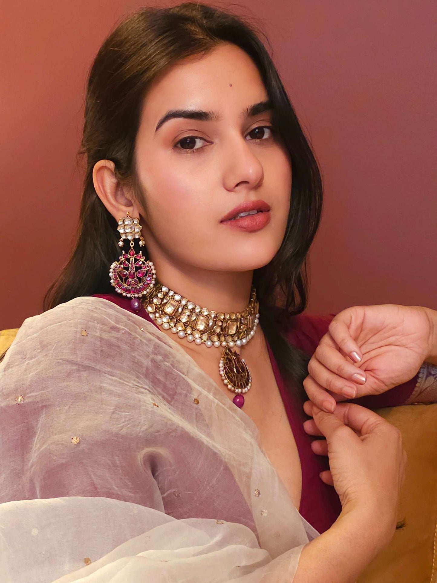 Sandhya tandava necklace set