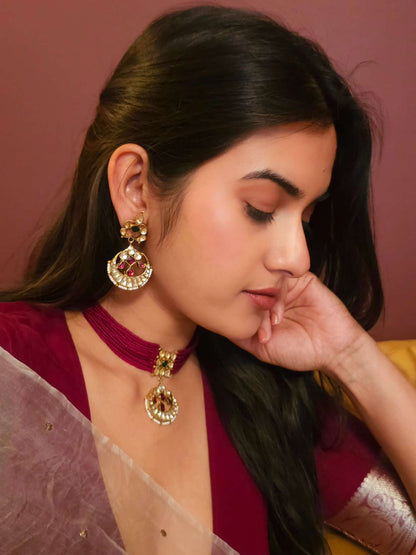 Belasagar cherry necklace set