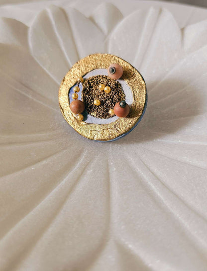 Vaikunth contemporary handmade ring