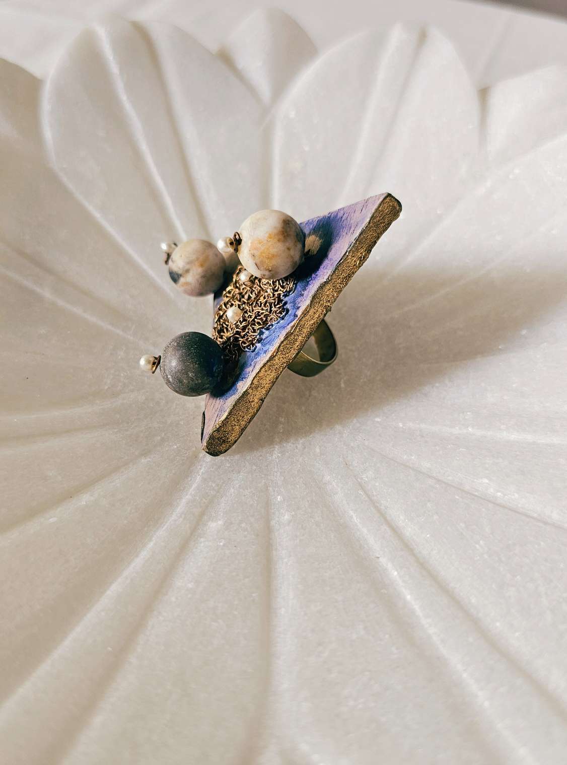 Vaikunth contemporary handmade ring