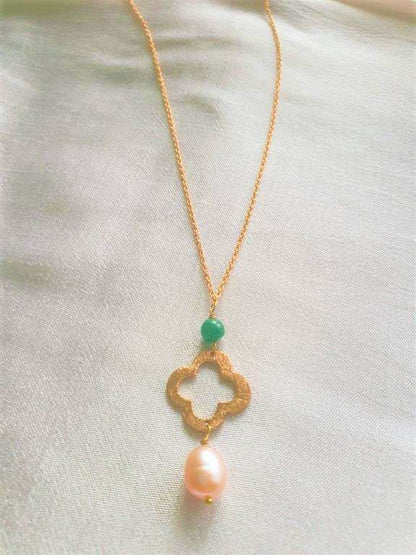 LV pearl chain necklace