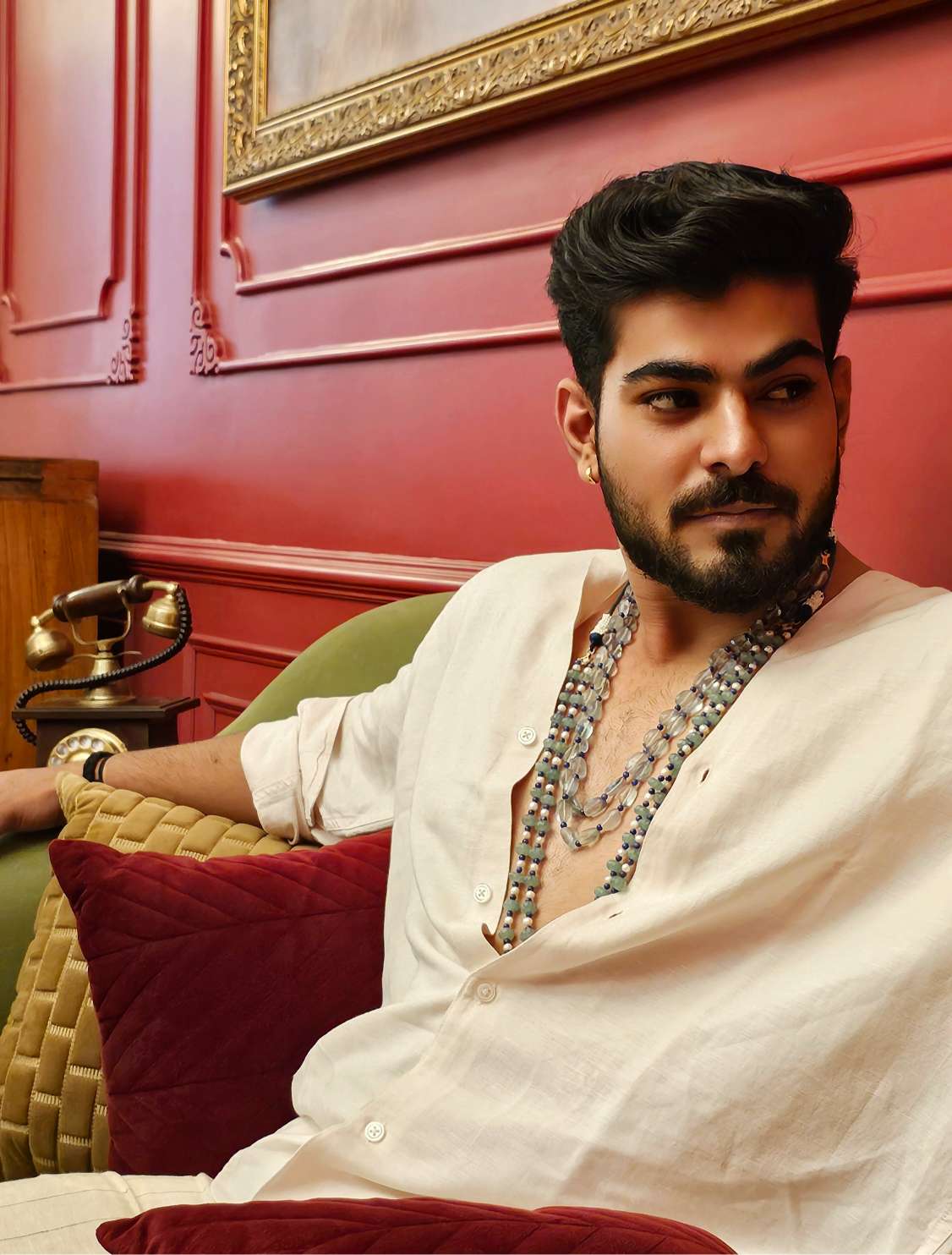 Mirpal tso unisex kantha necklace