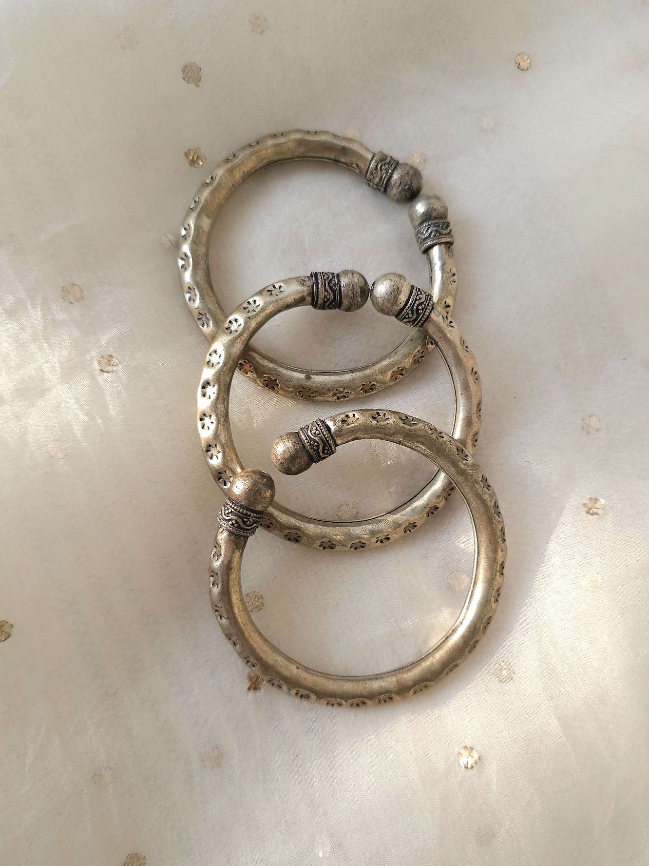 Oxidized bangle