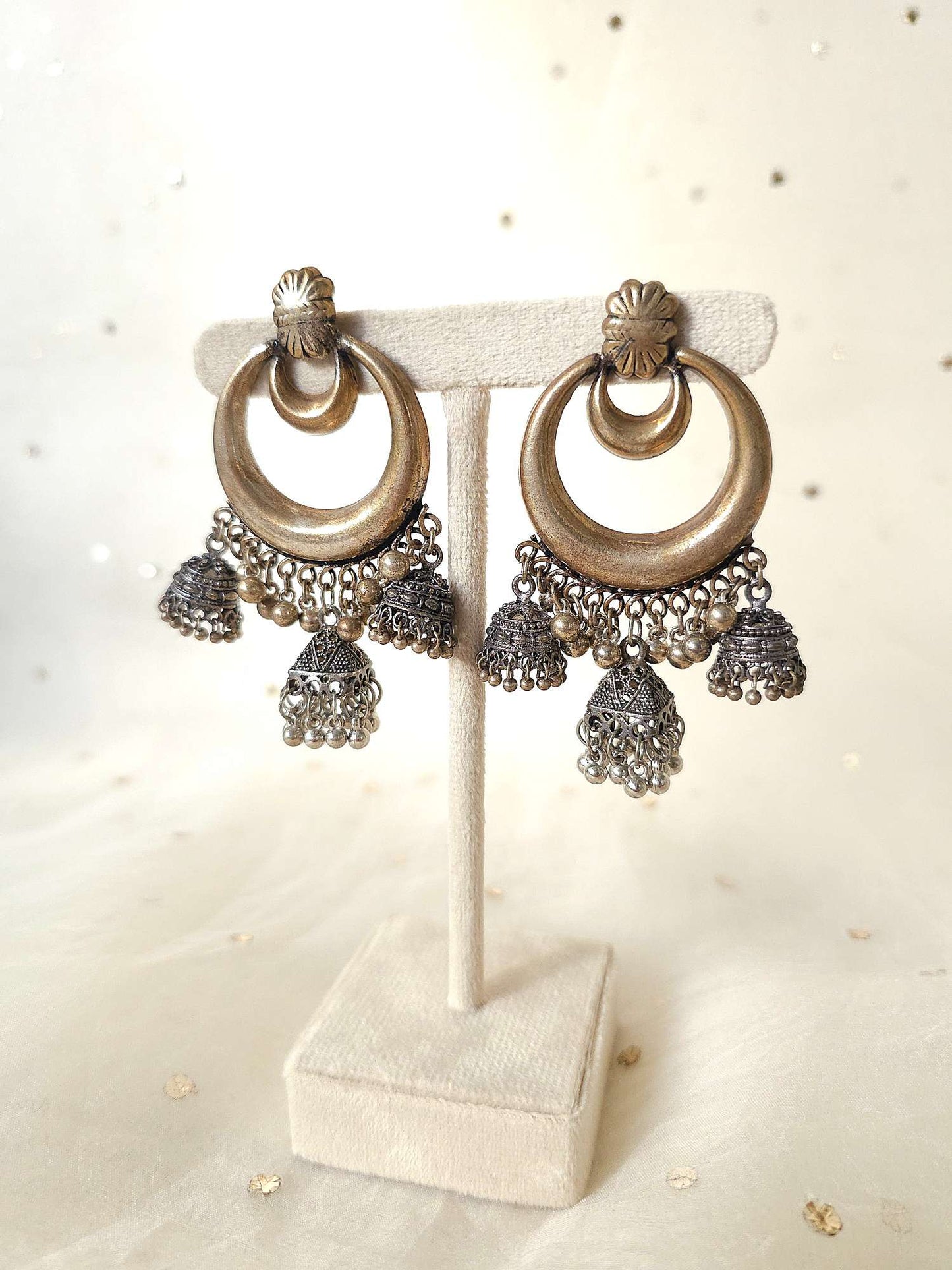 Oxidized earrings