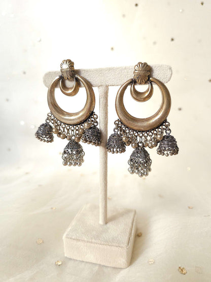 Oxidized earrings