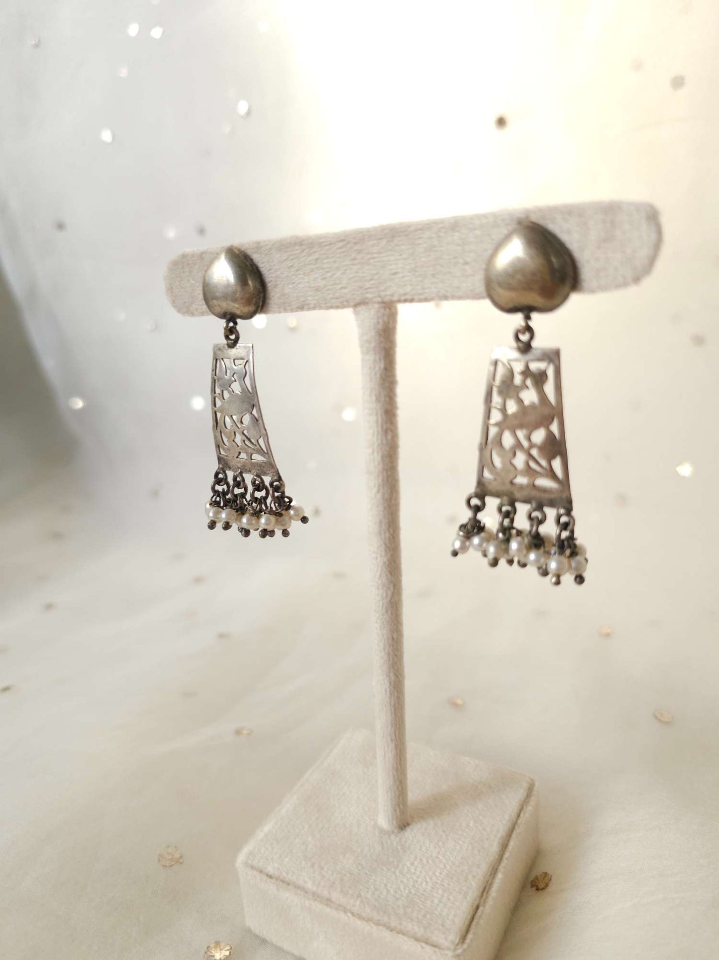 Oxidized earrings