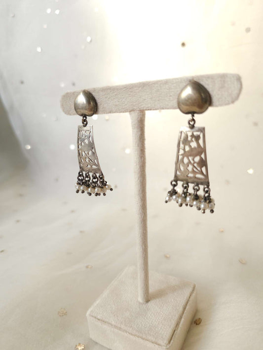 Oxidized earrings