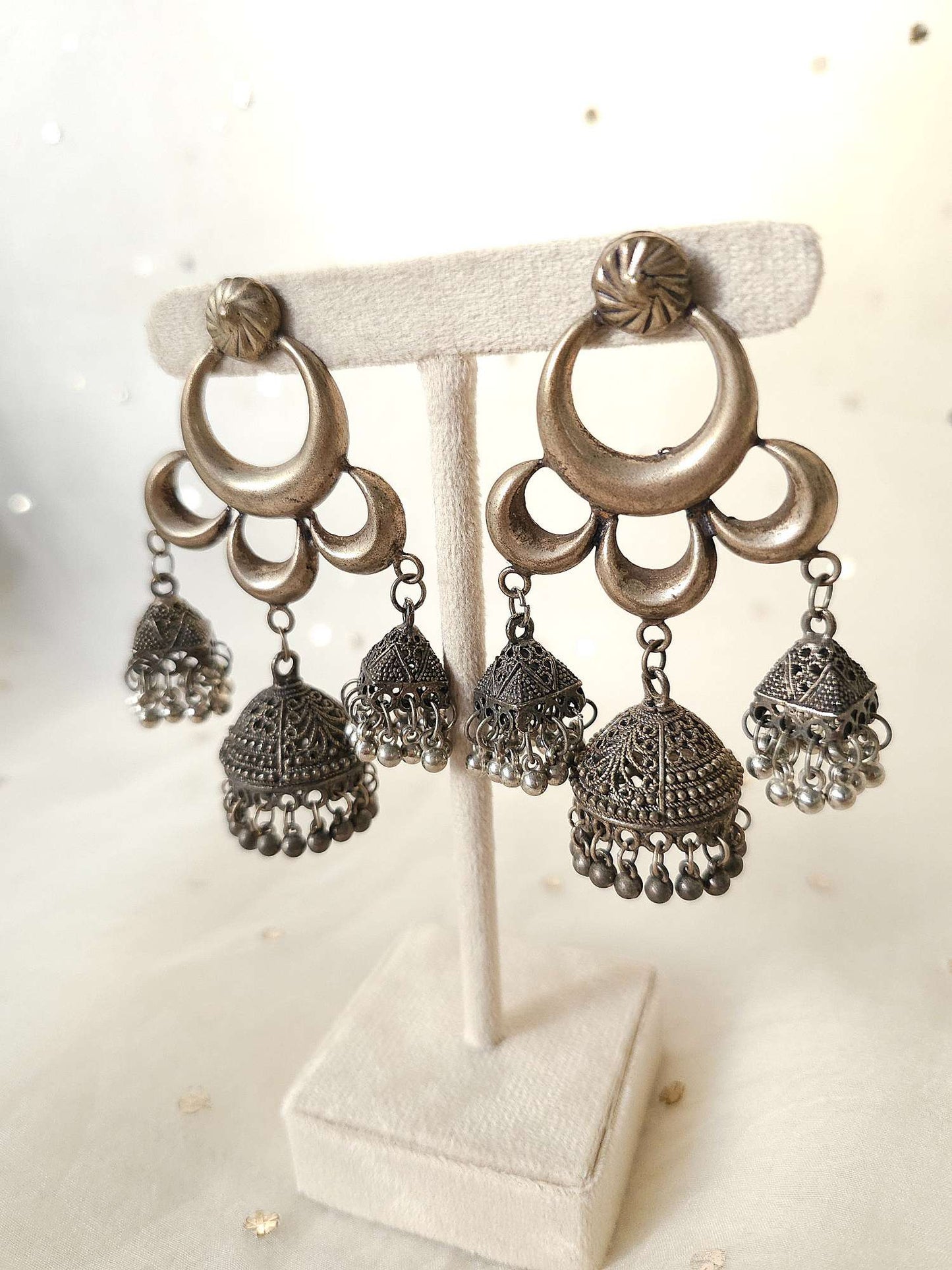 Oxidized earrings