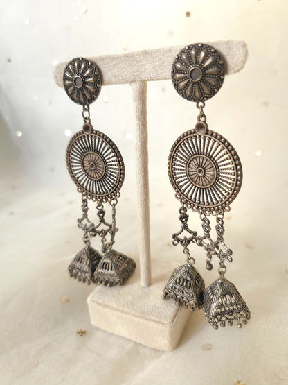 Oxidized earrings