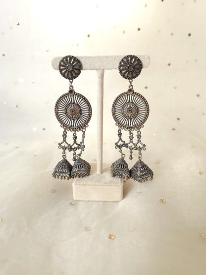 Oxidized earrings