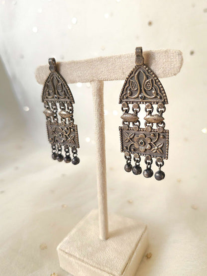 Oxidized earrings