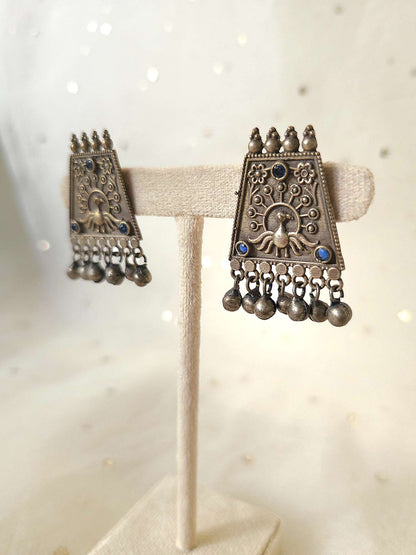 Oxidized earrings