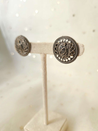Oxidized earrings