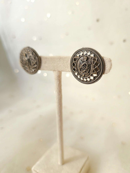 Oxidized earrings