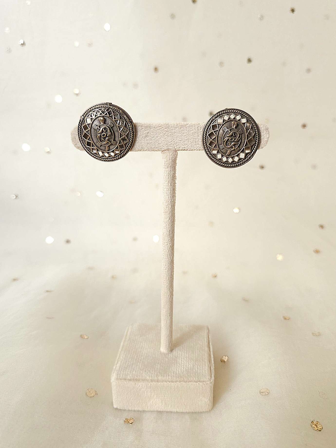 Oxidized earrings