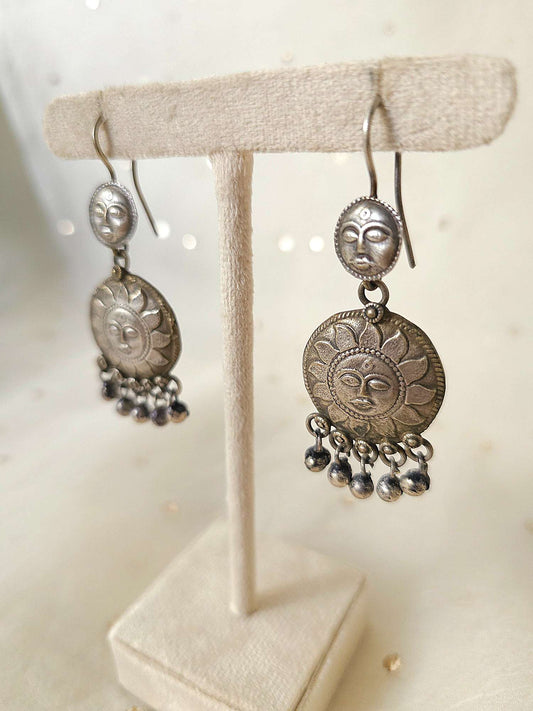Oxidized earrings