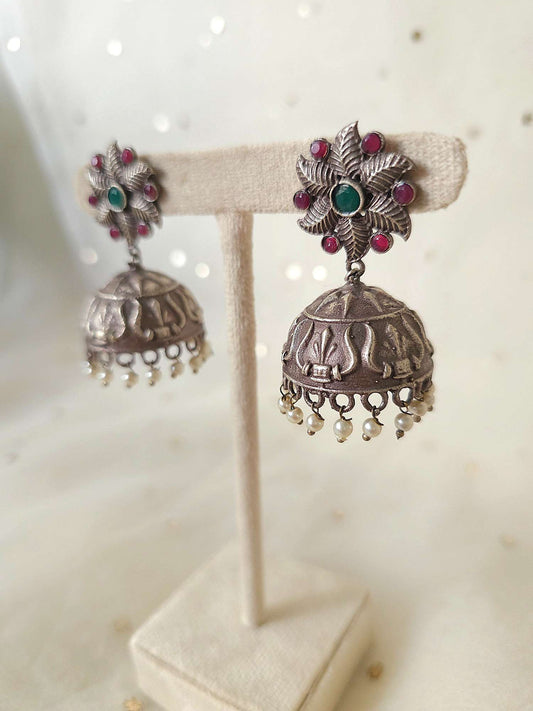 Oxidized earrings