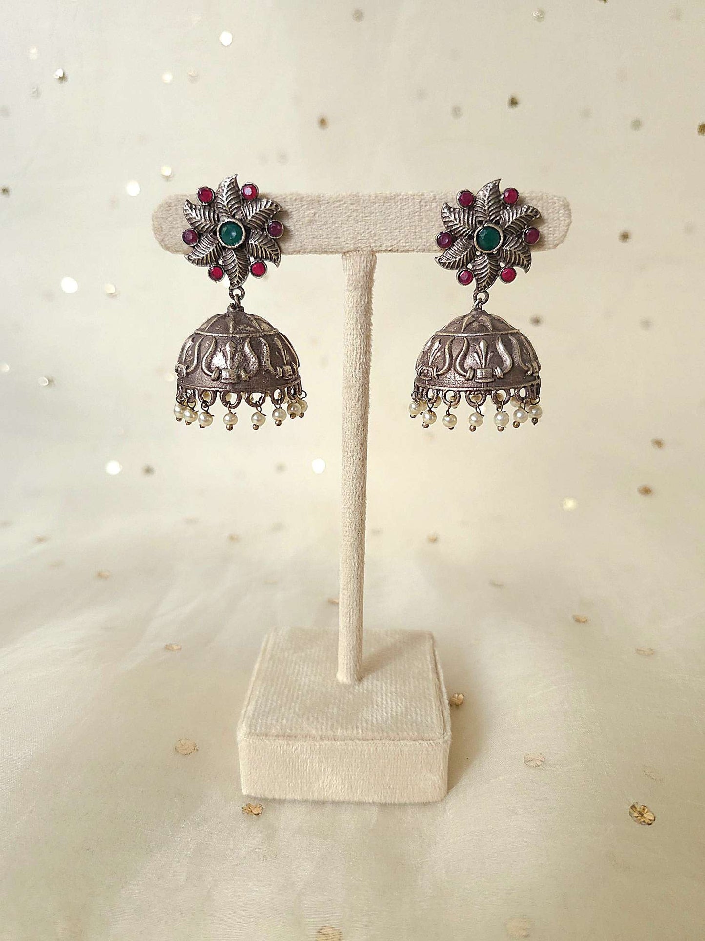 Oxidized earrings