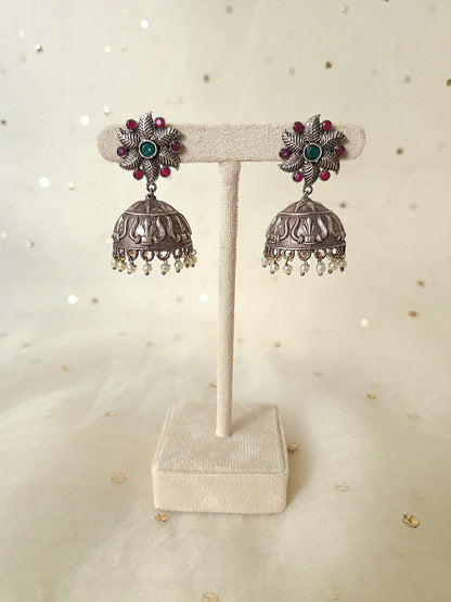 Oxidized earrings