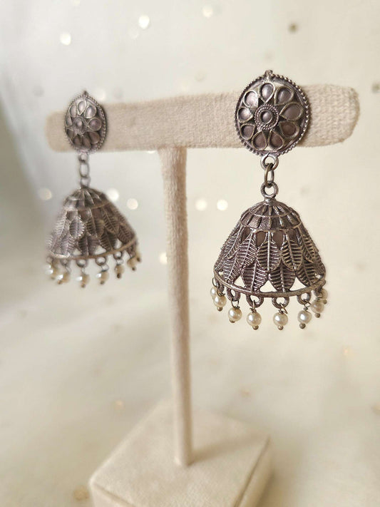 Oxidized earrings