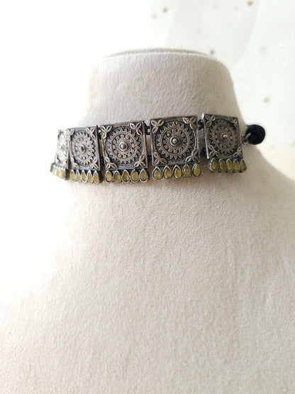 Oxidized necklace