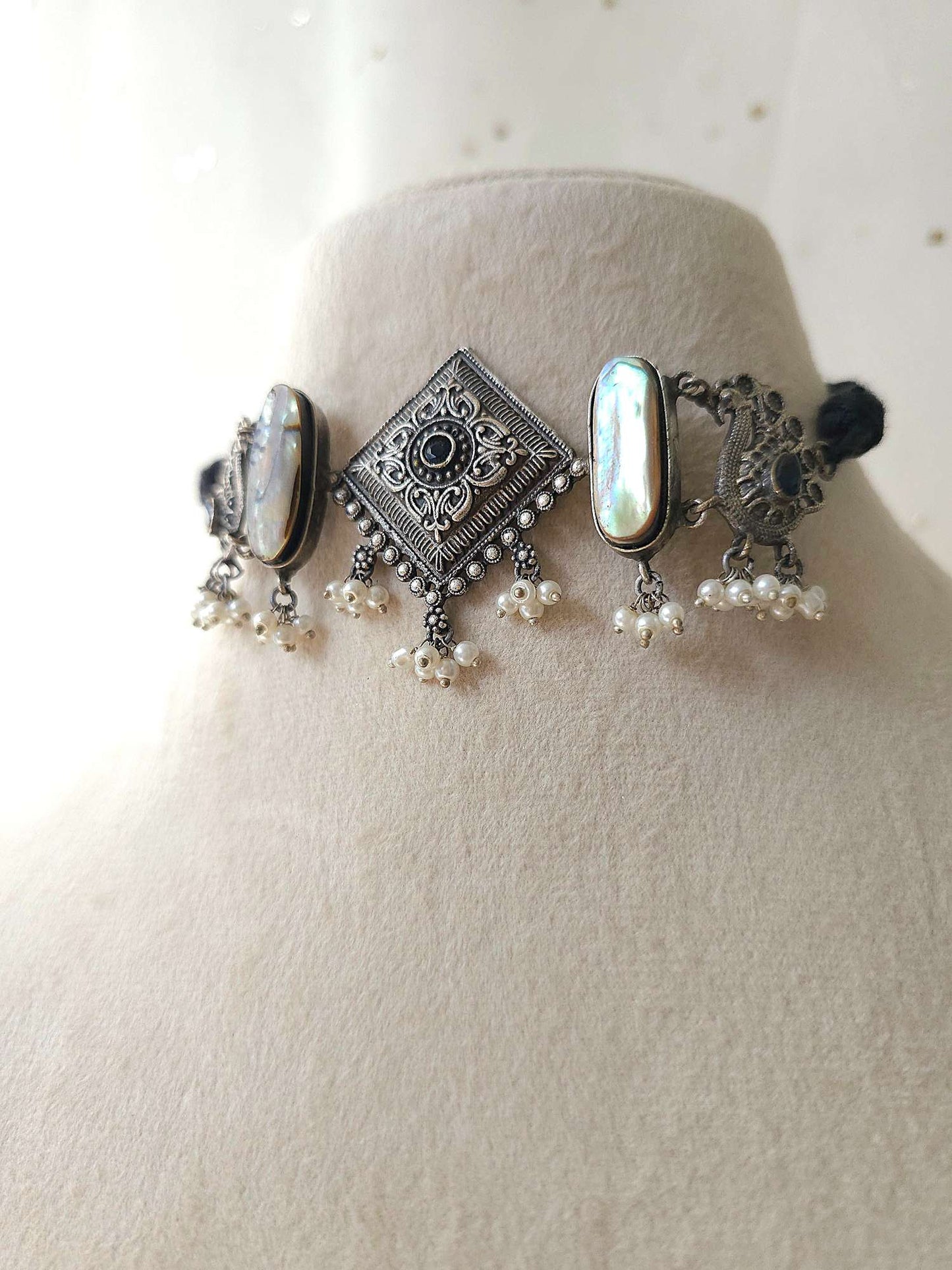 Oxidized necklace