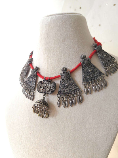 Oxidized necklace