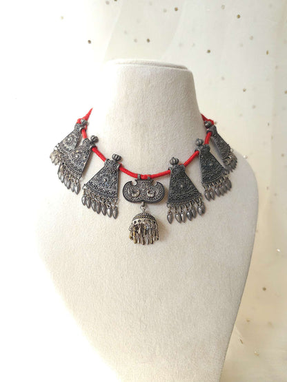 Oxidized necklace