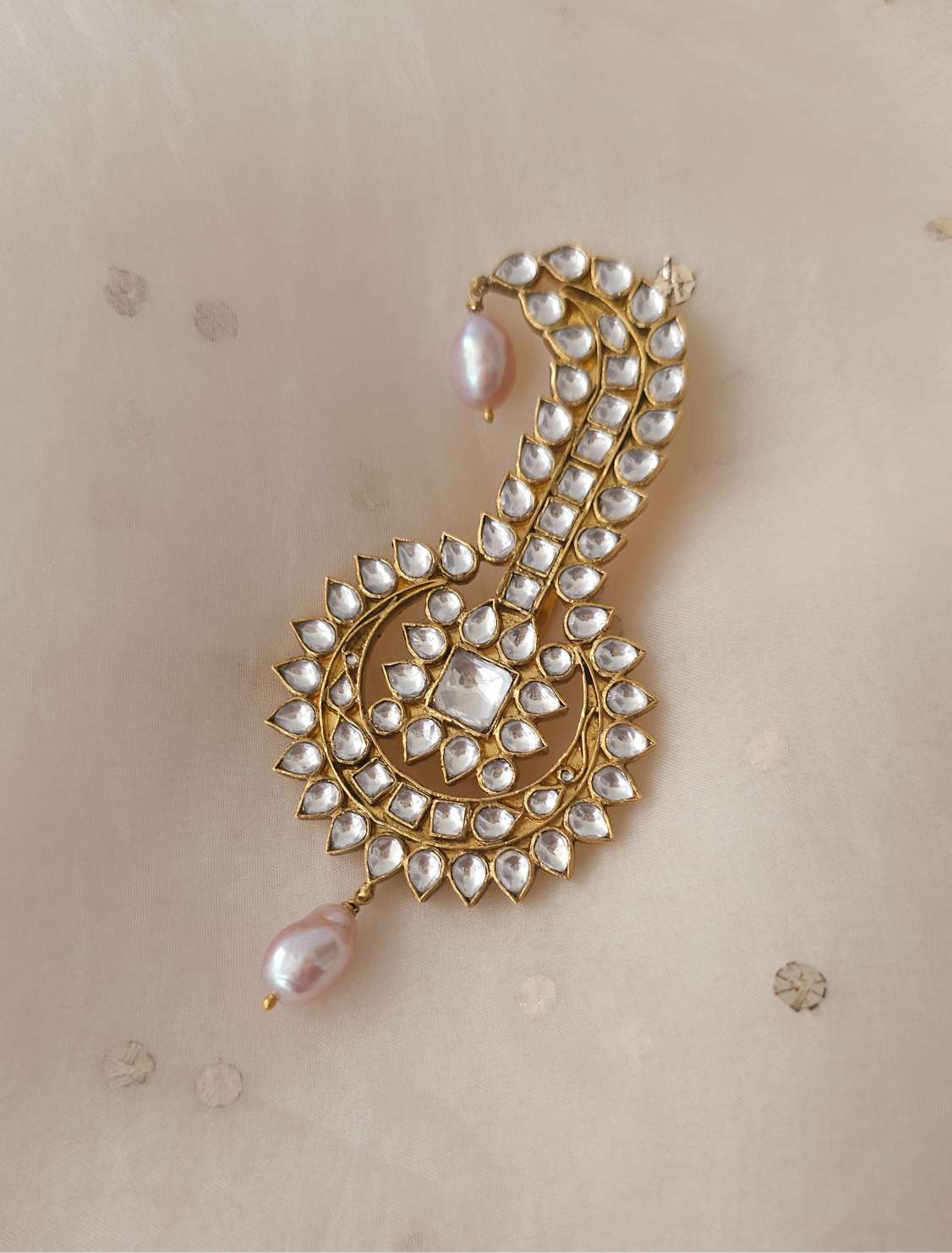 Jayapura silver kilangi brooch