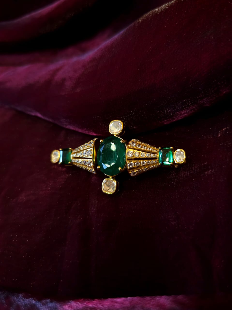 Adolfo silver brooch