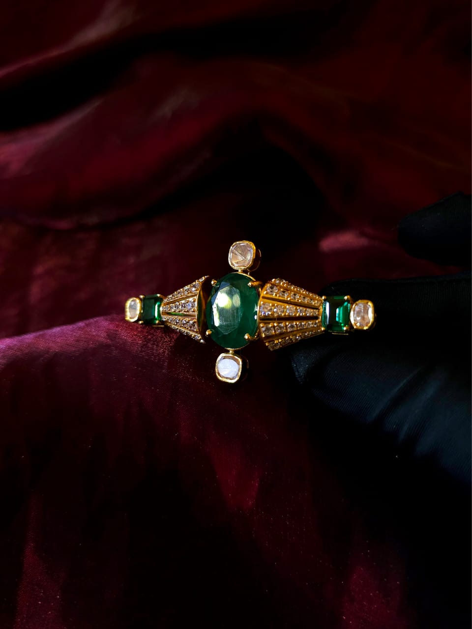 Adolfo silver brooch