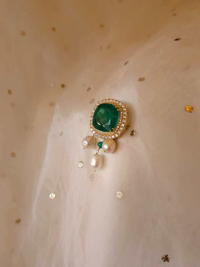 Jayapura silver brooch