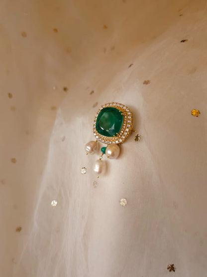 Jayapura silver brooch