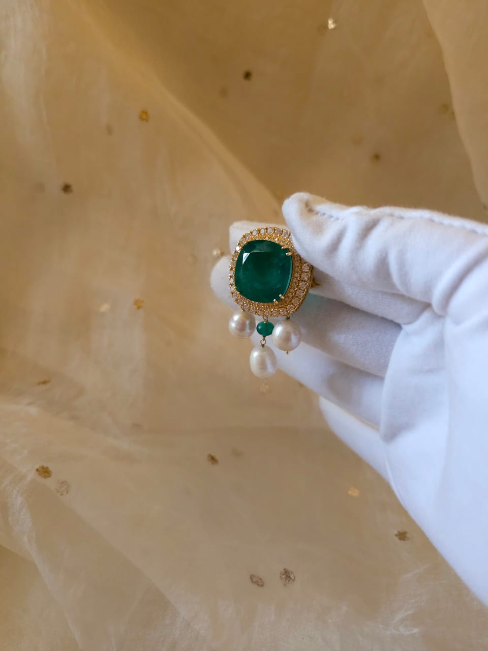 Jayapura silver brooch