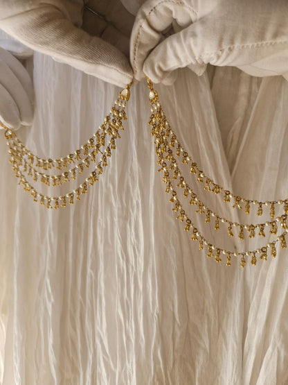 Golden belle fairy earchain