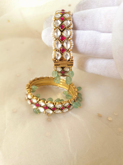 Madhumati golden antique bangle