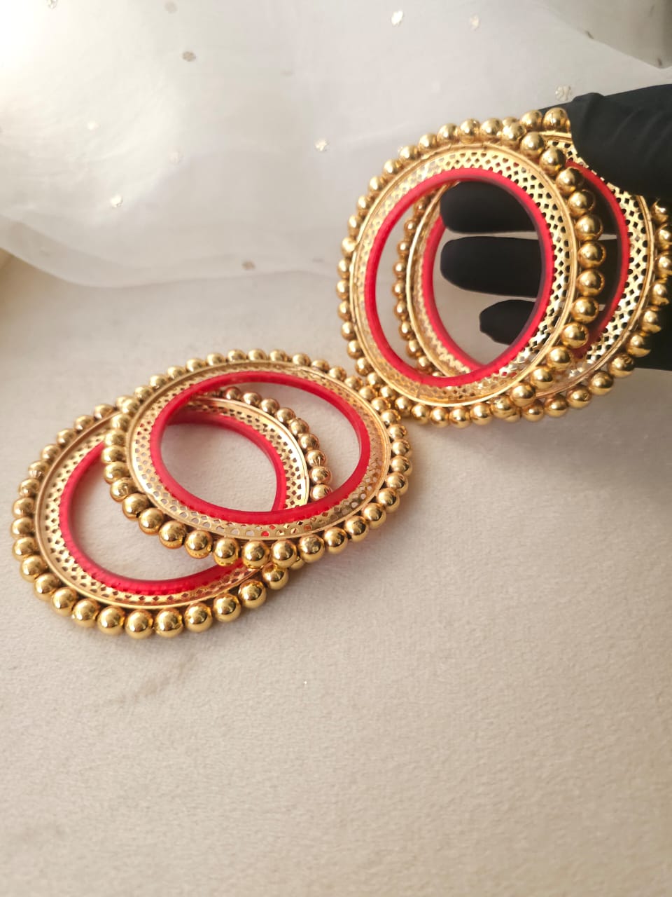 Rajputi sona 4 gokhru bangle set